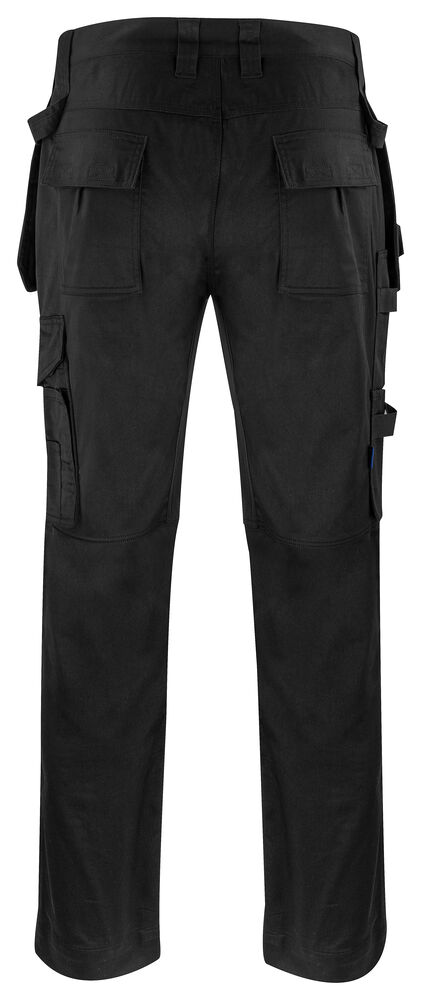 Projob 5570 BUKS MED STRETCHPANEL - Black/Yellow [99] / D84
