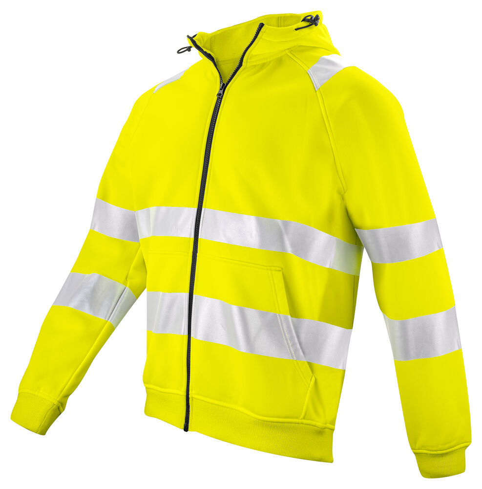 Projob 6132 HÆTTESWEATJAKKE EN ISO 20471 KLASSE 3/2 - Yellow/Black [11] / XS