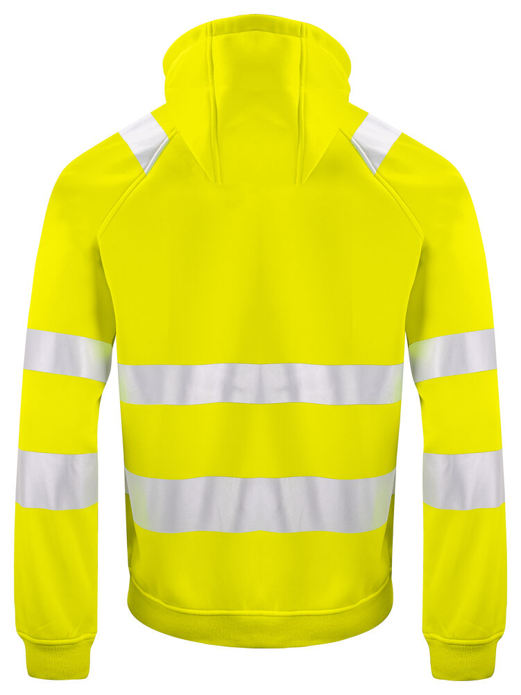 Projob 6132 HÆTTESWEATJAKKE EN ISO 20471 KLASSE 3/2 - Yellow/Black [11] / XS