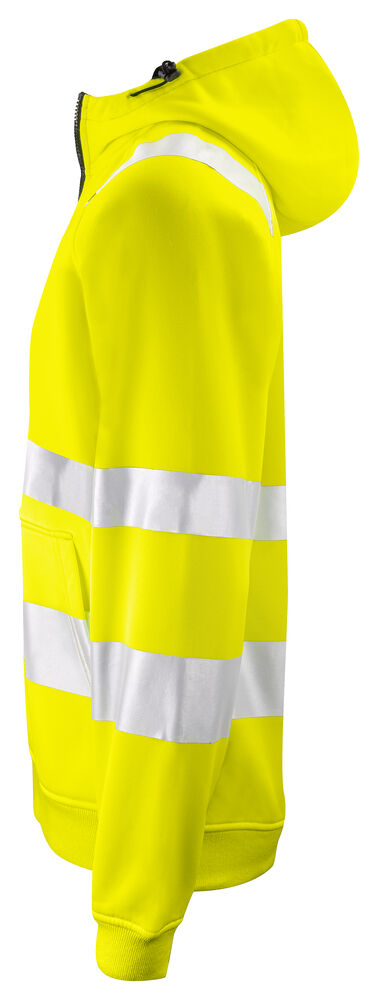 Projob 6132 HÆTTESWEATJAKKE EN ISO 20471 KLASSE 3/2 - Yellow/Black [11] / XS