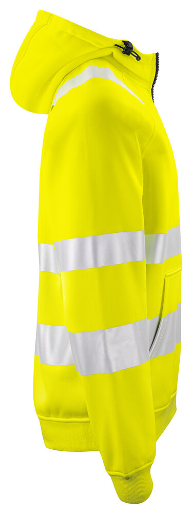 Projob 6132 HÆTTESWEATJAKKE EN ISO 20471 KLASSE 3/2 - Yellow/Black [11] / XS