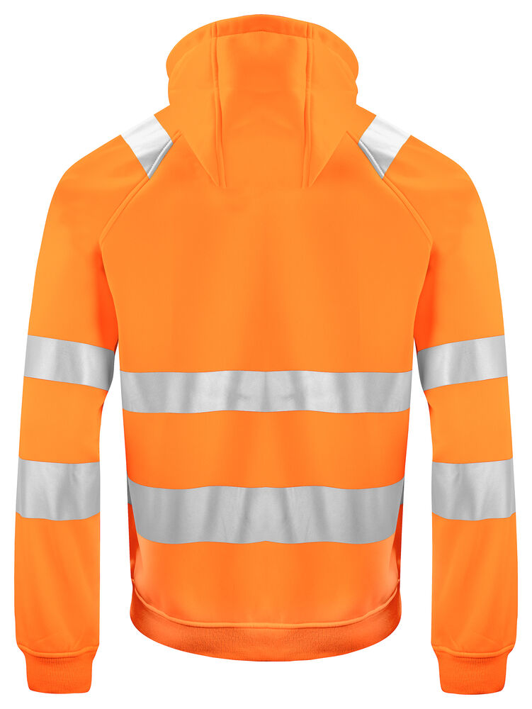 Projob 6132 HÆTTESWEATJAKKE EN ISO 20471 KLASSE 3/2 - Orange/Black [1799] / XS