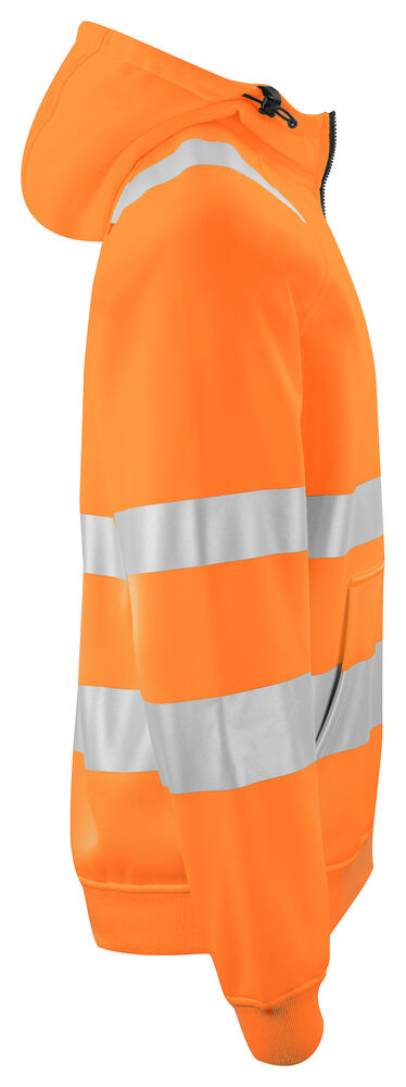 Projob 6132 HÆTTESWEATJAKKE EN ISO 20471 KLASSE 3/2 - Orange/Black [1799] / XS