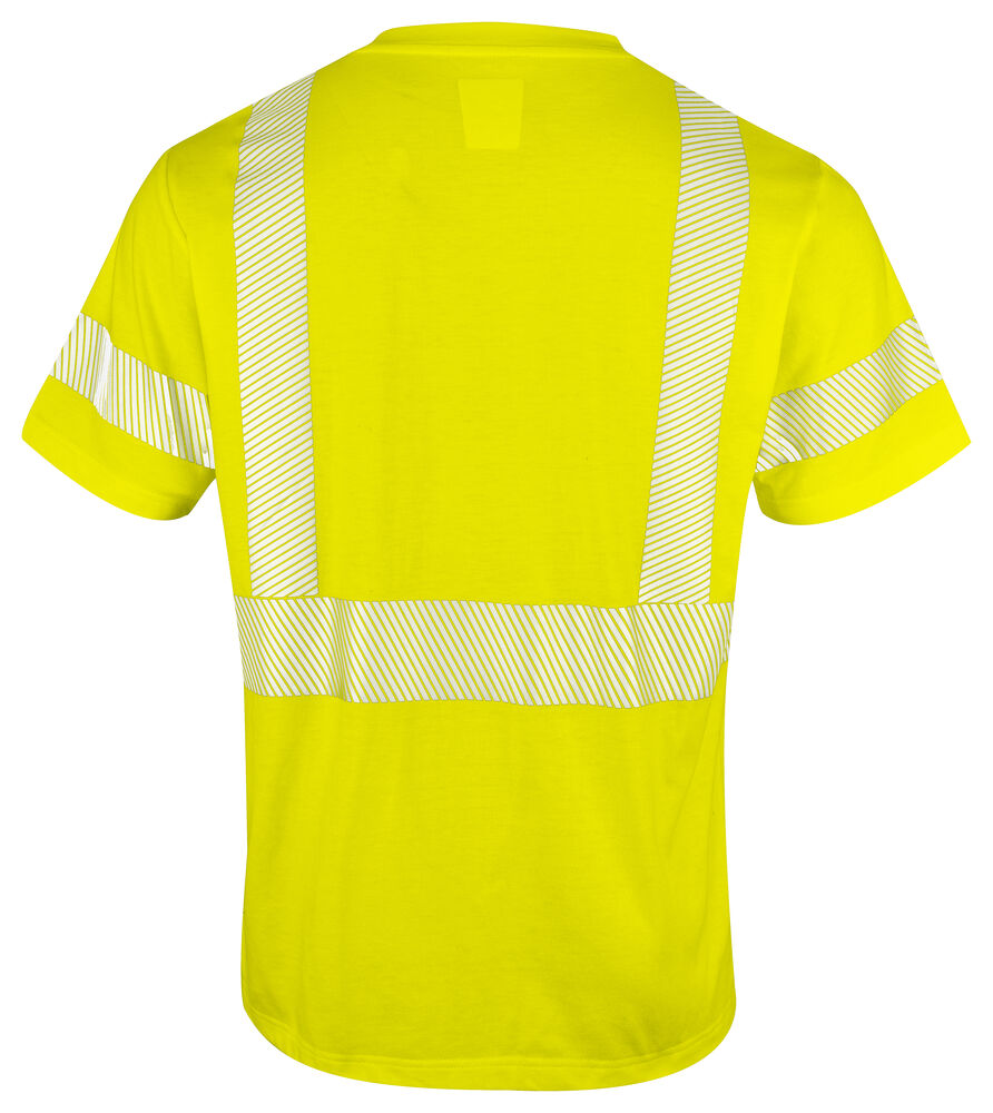 Projob 6013 T-SHIRT EN ISO 20471 KLASSE 3/2 - Yellow/Navy [10] / XS