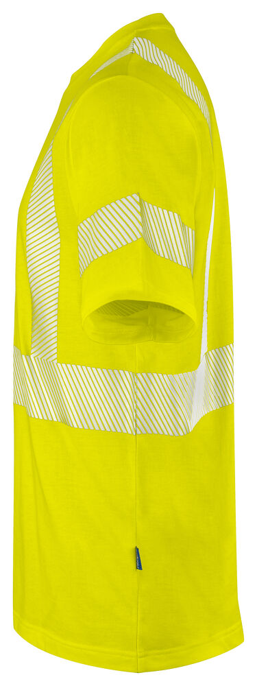 Projob 6013 T-SHIRT EN ISO 20471 KLASSE 3/2 - Yellow/Navy [10] / XS