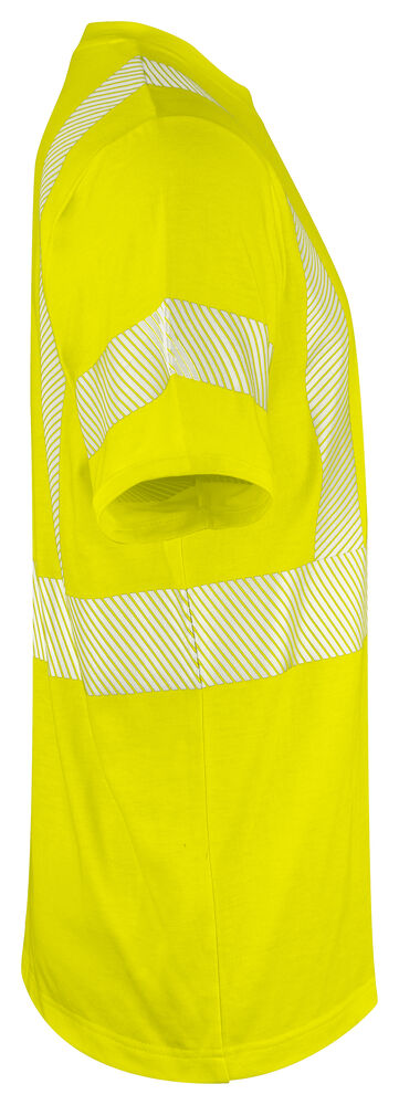 Projob 6013 T-SHIRT EN ISO 20471 KLASSE 3/2 - Yellow/Navy [10] / XS