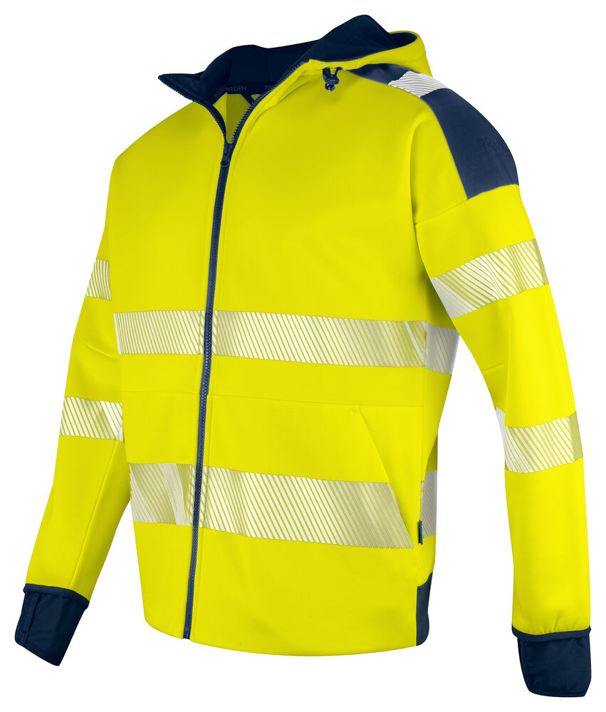 Projob 6110 HÆTTEJAKKE EN ISO 20471 KLASSE 3/2 - Yellow/Navy [10] / XS