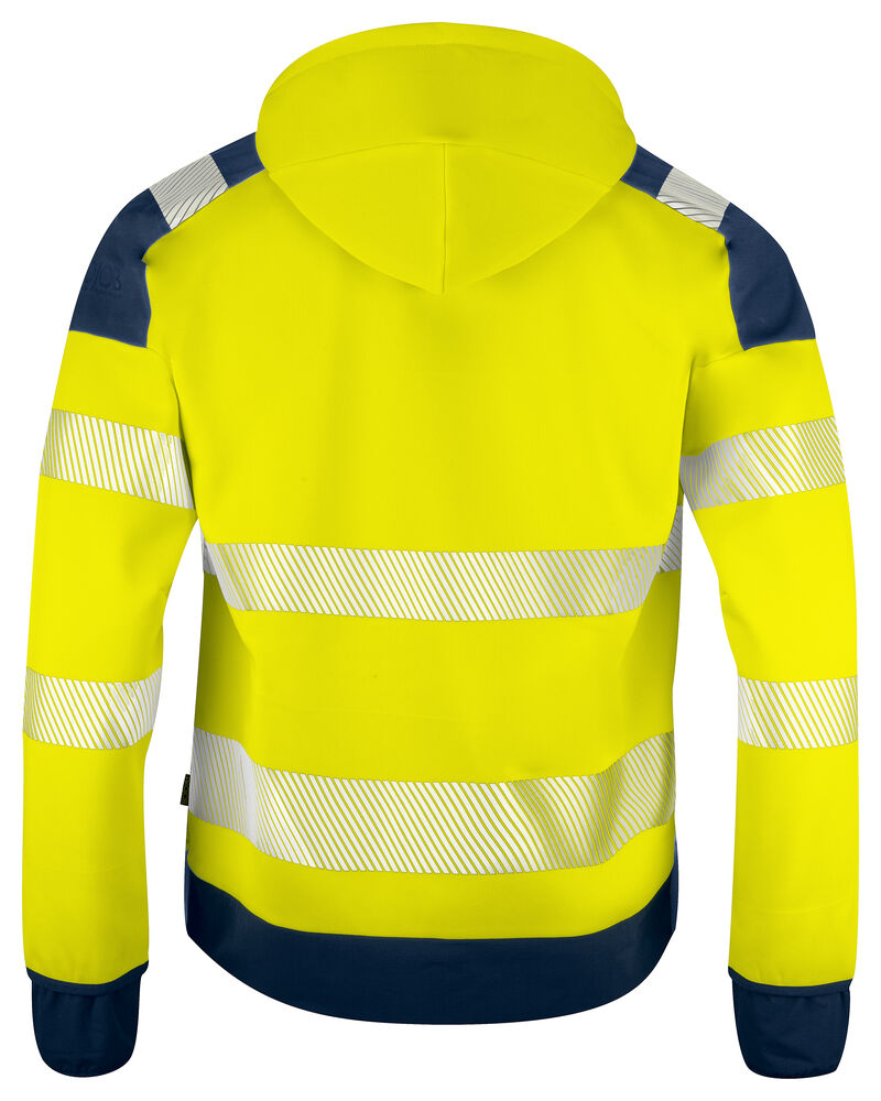 Projob 6110 HÆTTEJAKKE EN ISO 20471 KLASSE 3/2 - Yellow/Navy [10] / XS