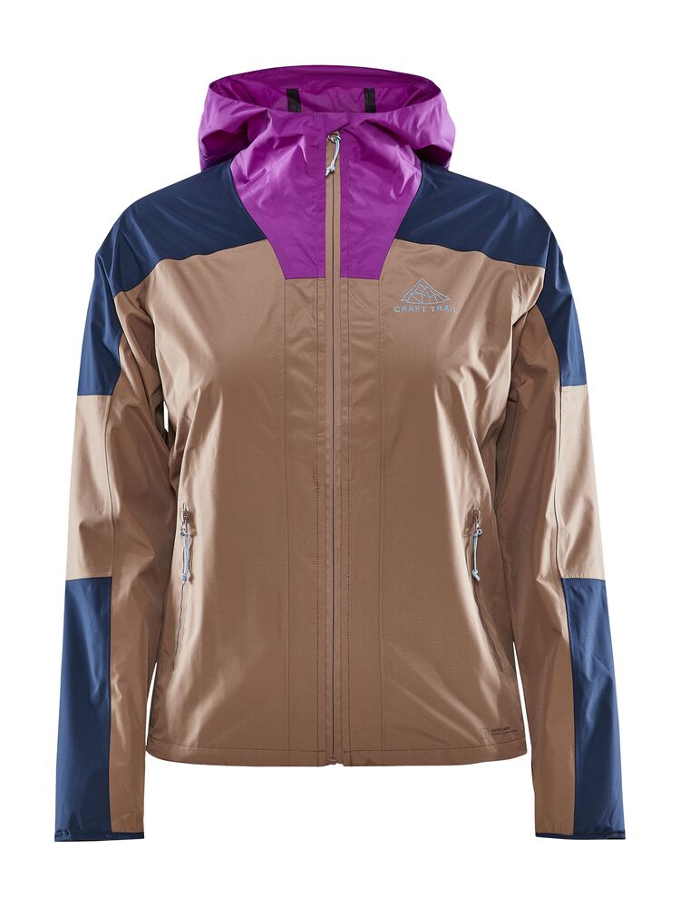 Craft PRO Trail Hydro Jacket W - TIDE-SEPIA [698224] / XS