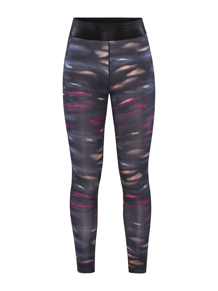 Core Essence Tights W från Craft i Glow-black