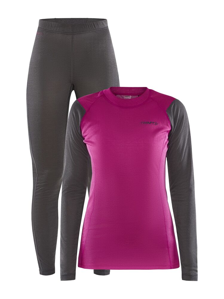 Thermal Baselayer Set W från Craft i Roxo-granite