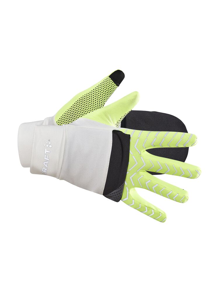 Craft ADV Lumen Fleece Hybrid Glove - Ash White-Flumino [895851] / XS