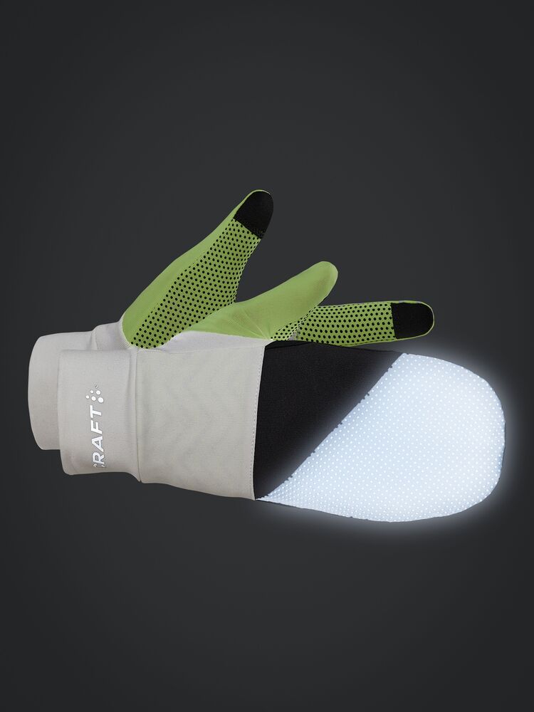 Craft ADV Lumen Fleece Hybrid Glove - Ash White-Flumino [895851] / XS