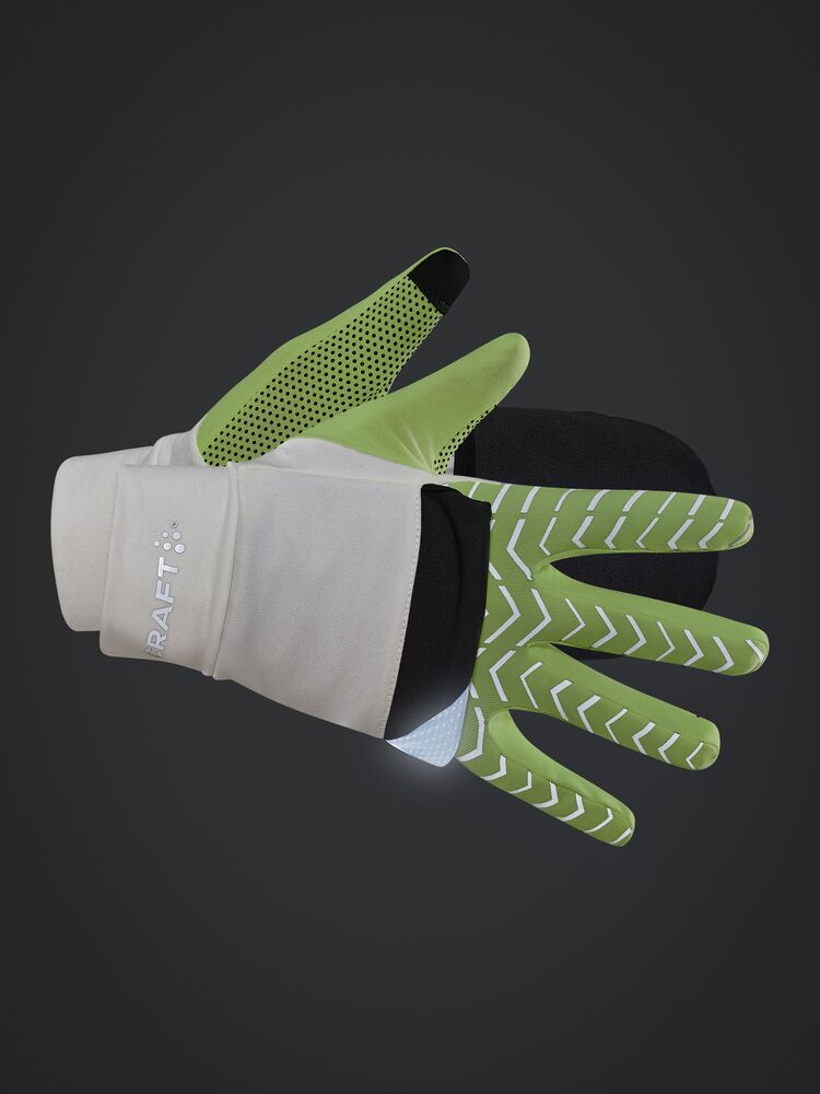 Craft ADV Lumen Fleece Hybrid Glove - Ash White-Flumino [895851] / XS