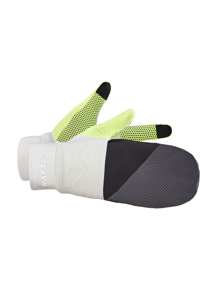 Craft ADV Lumen Fleece Hybrid Glove - Ash White-Flumino [895851] / XS