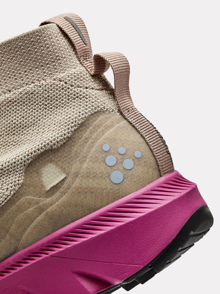 Craft Nordic Fuseknit Mid W - Ecru- Roxo [211486] / 35½/3 UK