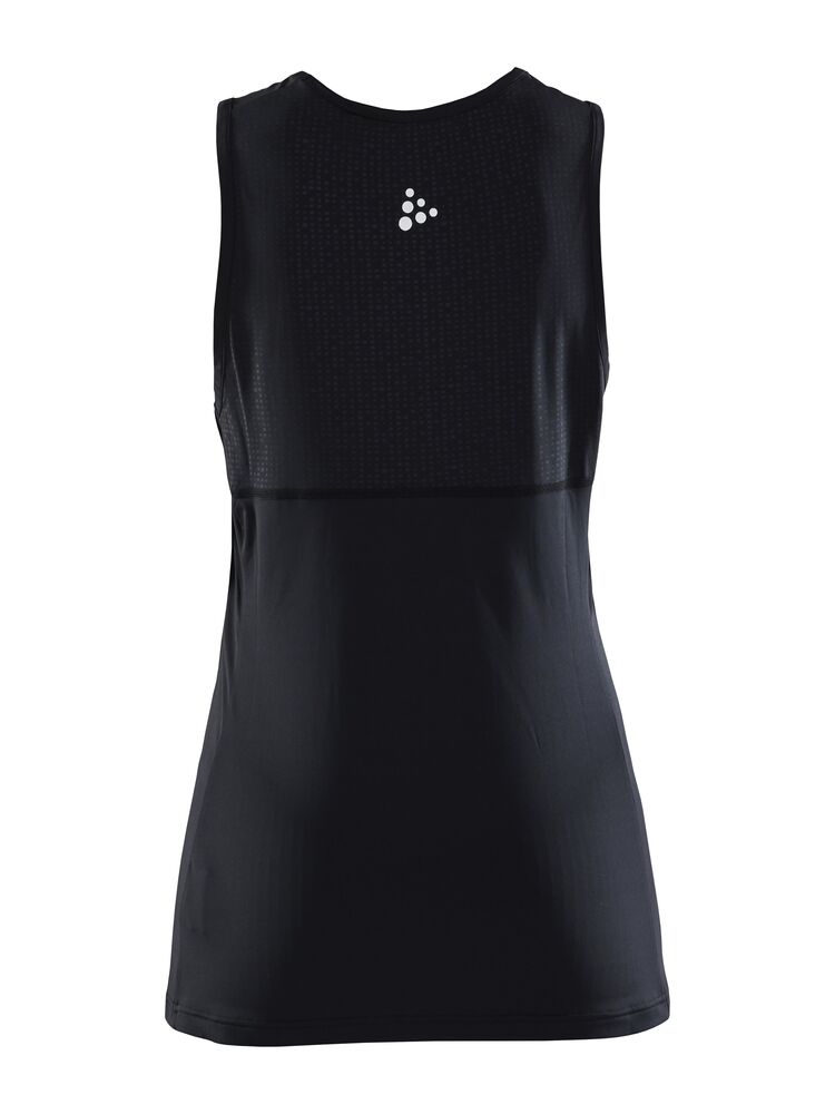Craft Rush Slim Singlet W - Black AW25 [999000] / XS