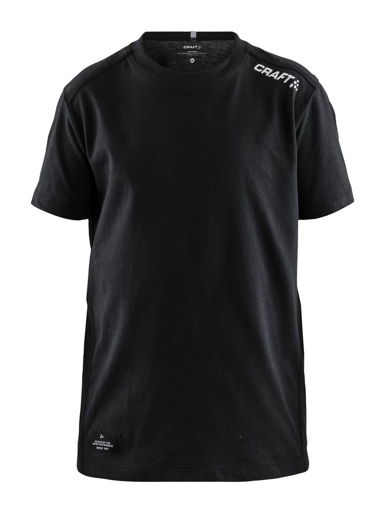 Craft Community Mix SS Tee Jr - Black AW25 [999000] / 122/128