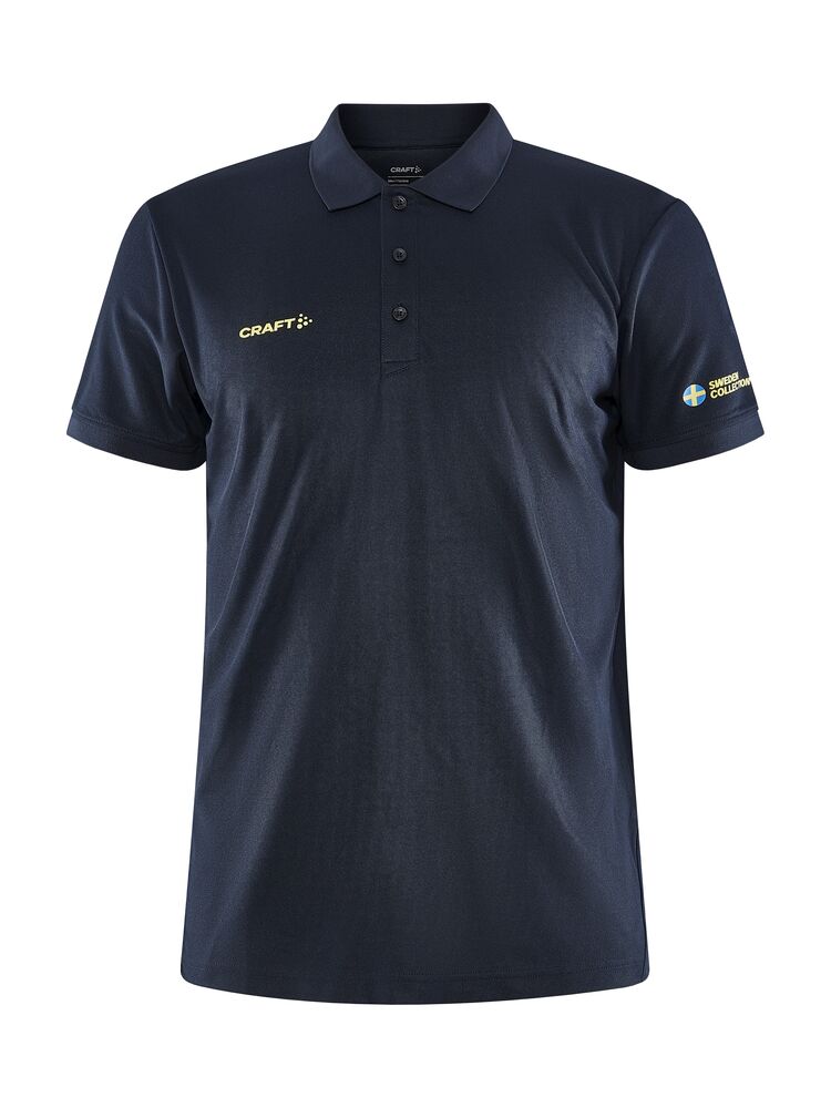 Sweden Polo Shirt M, marinblå från Craft