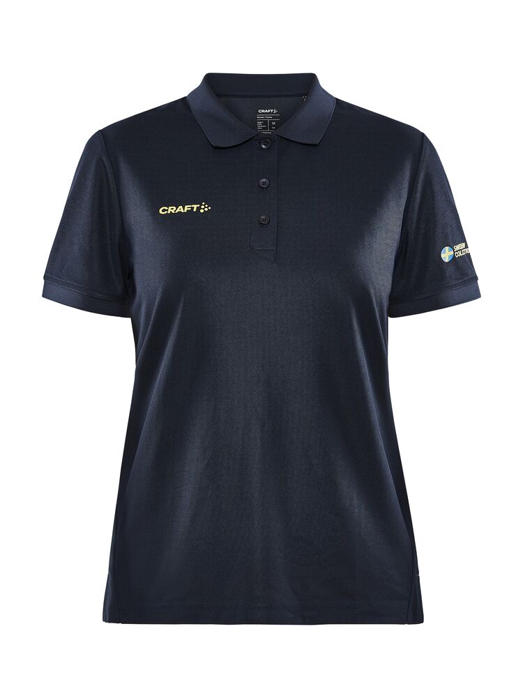 Sweden Polo Shirt W, marinblå från Craft