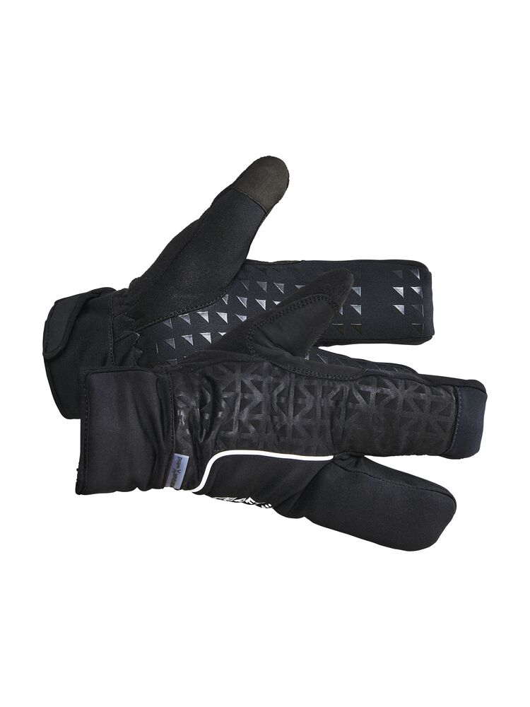 Craft Adv SubZ Siberian Split Finger glove - Black AW25 [999000] / 10/L