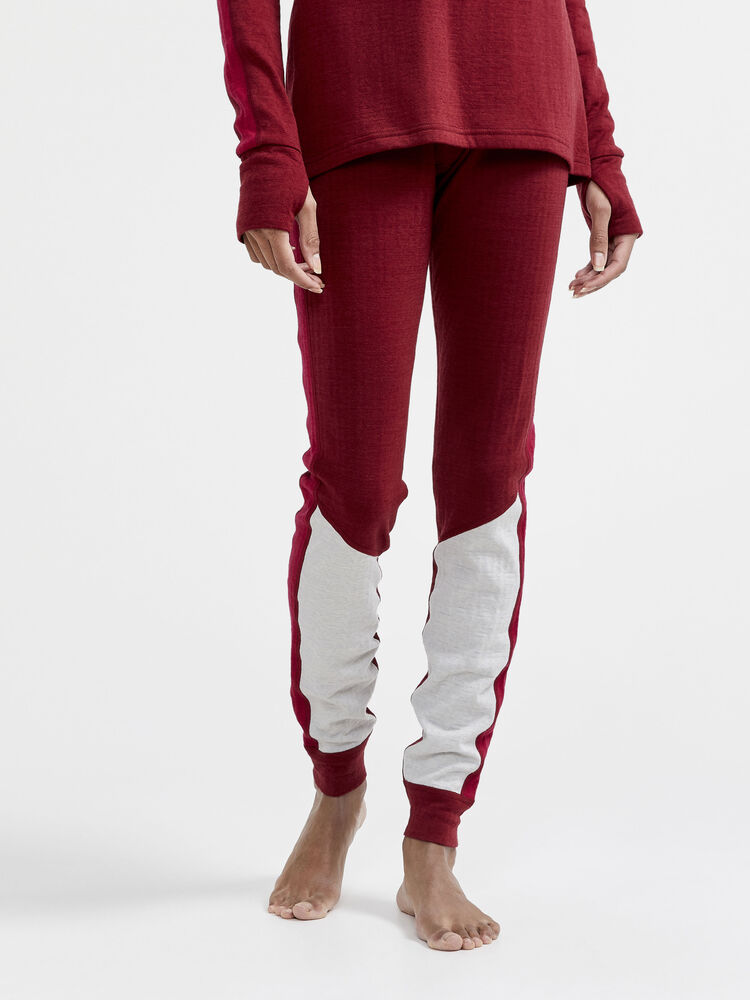 Craft ADV Nordic Wool Pant W - RHUBARB-MACHINE [488479] / XS