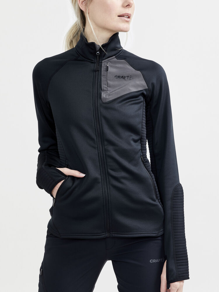 Craft ADV Tech Fleece Thermal midlayer W - Black AW25 [999000] / XS