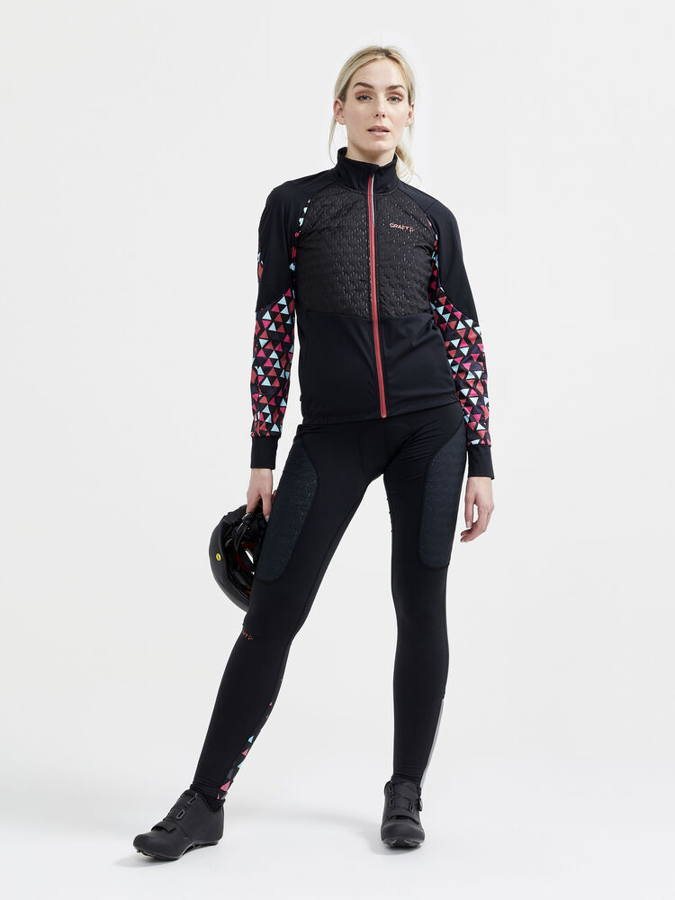 Craft Adv Bike SubZ Bib Tights W - Black multi AW25 [999007] / XS