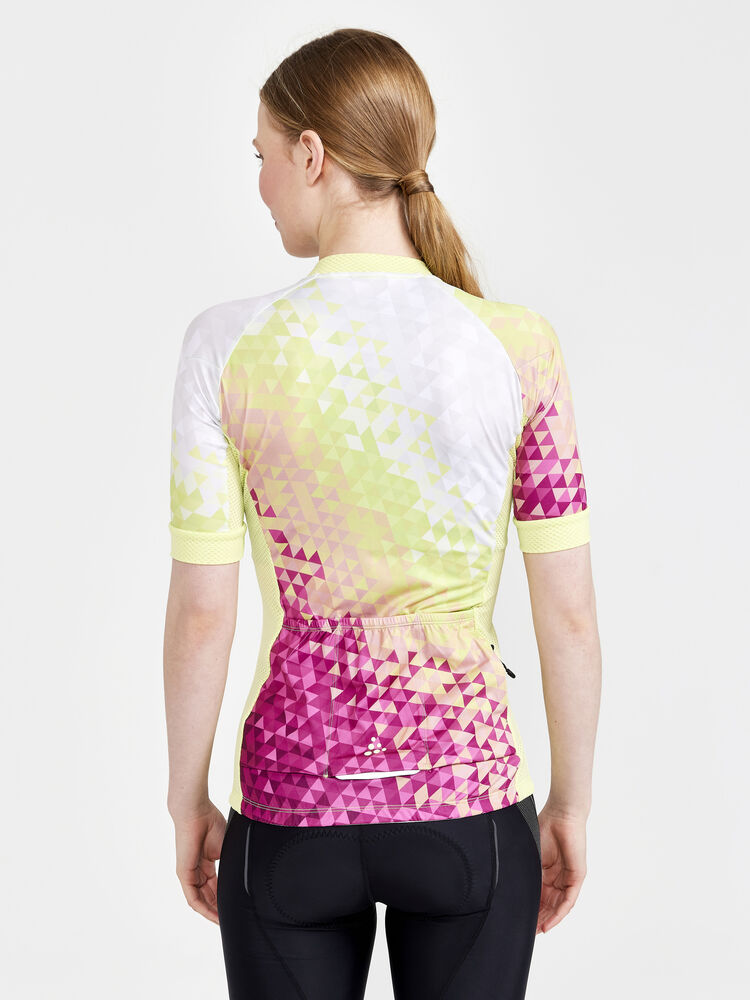 Craft Adv Endur Graphic Jersey W - MULTI-GIALLO [007541] / XS