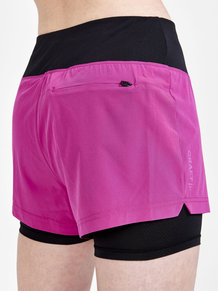 Craft ADV Essence 2-in-1 Shorts W - Roxo (retail) [486000] / XS