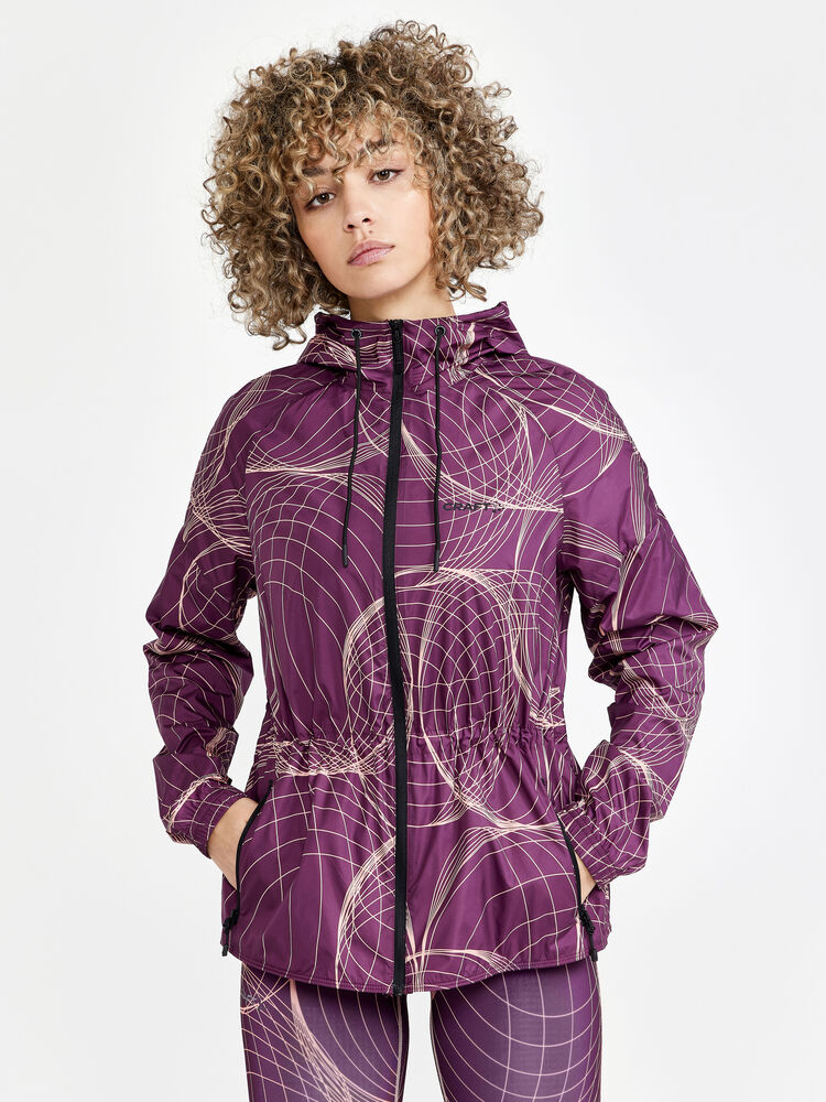 Craft ADV Charge Wind Jacket W - BURGUNDY-BLEIKUR [435721] / XS
