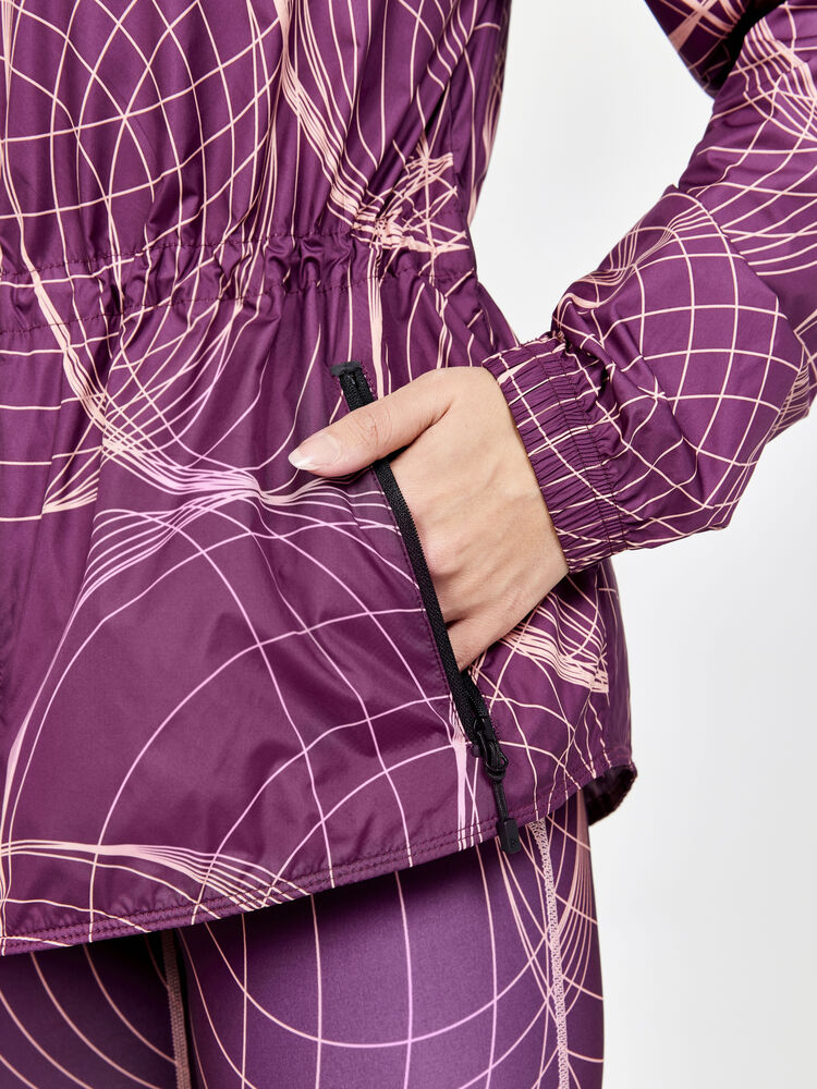 Craft ADV Charge Wind Jacket W - BURGUNDY-BLEIKUR [435721] / XS