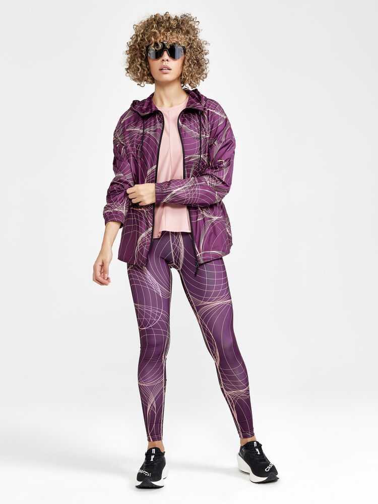 Craft ADV Charge Wind Jacket W - BURGUNDY-BLEIKUR [435721] / XS