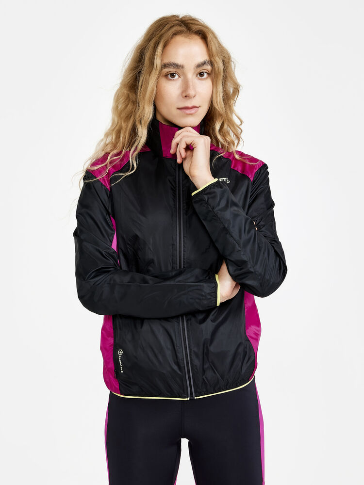 Craft PRO Hypervent Jacket W - BLACK-ROXO [999486] / XS