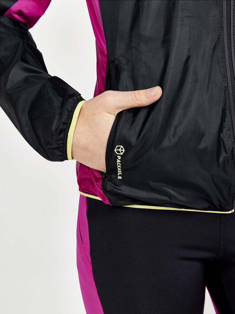 Craft PRO Hypervent Jacket W - BLACK-ROXO [999486] / XS