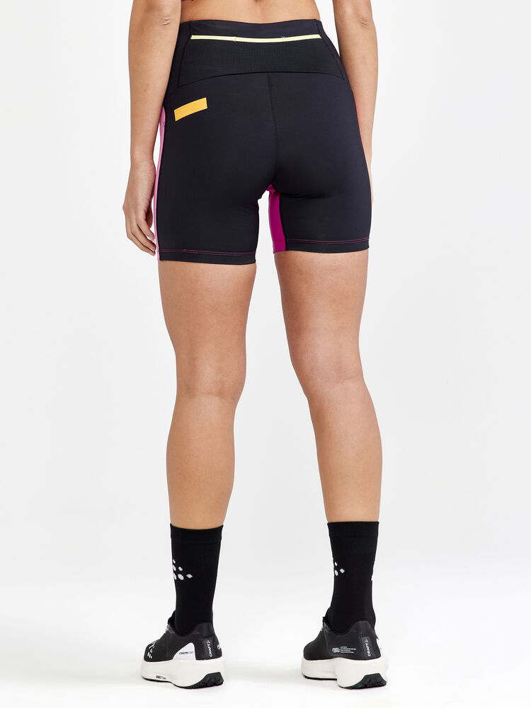 Craft PRO Hypervent Short Tights W - BLACK-ROXO [999486] / XS