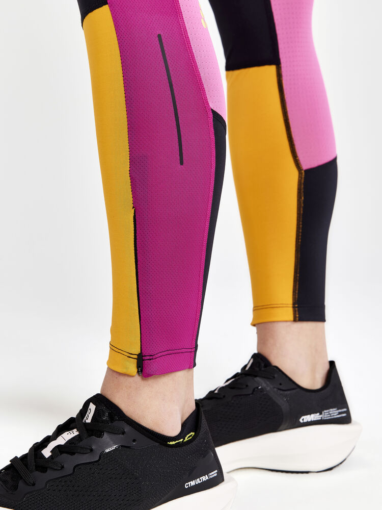 Craft PRO Hypervent Tights W - BLACK-ROXO [999486] / XS