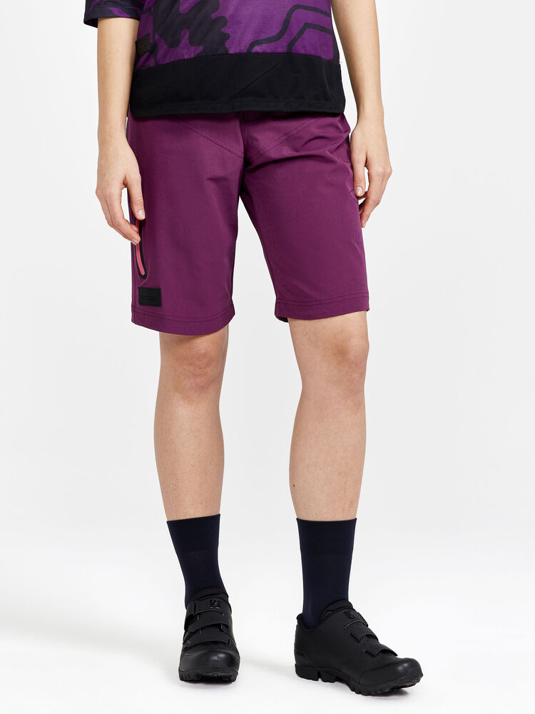 Craft Adv Offroad XT Shorts w Pad W - BURGUNDY [435000] / XS