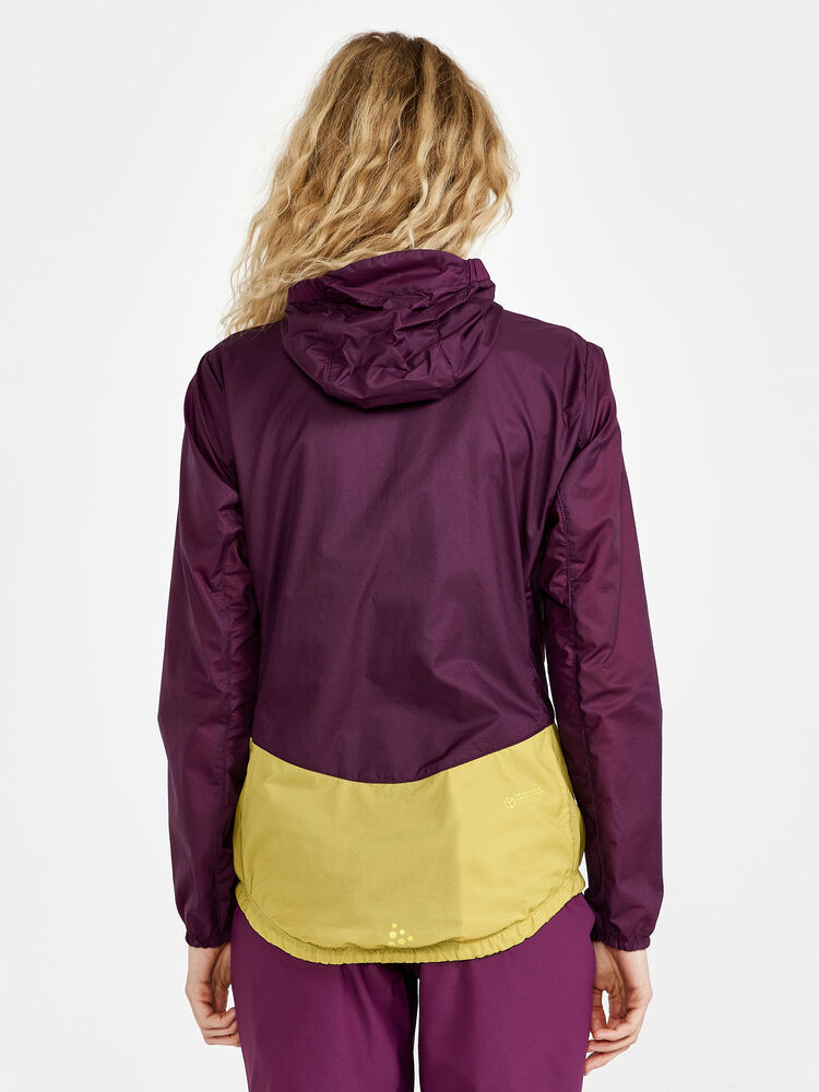 Craft Adv Offroad Wind Jacket W - BURGUNDY-CRESS [435542] / XS