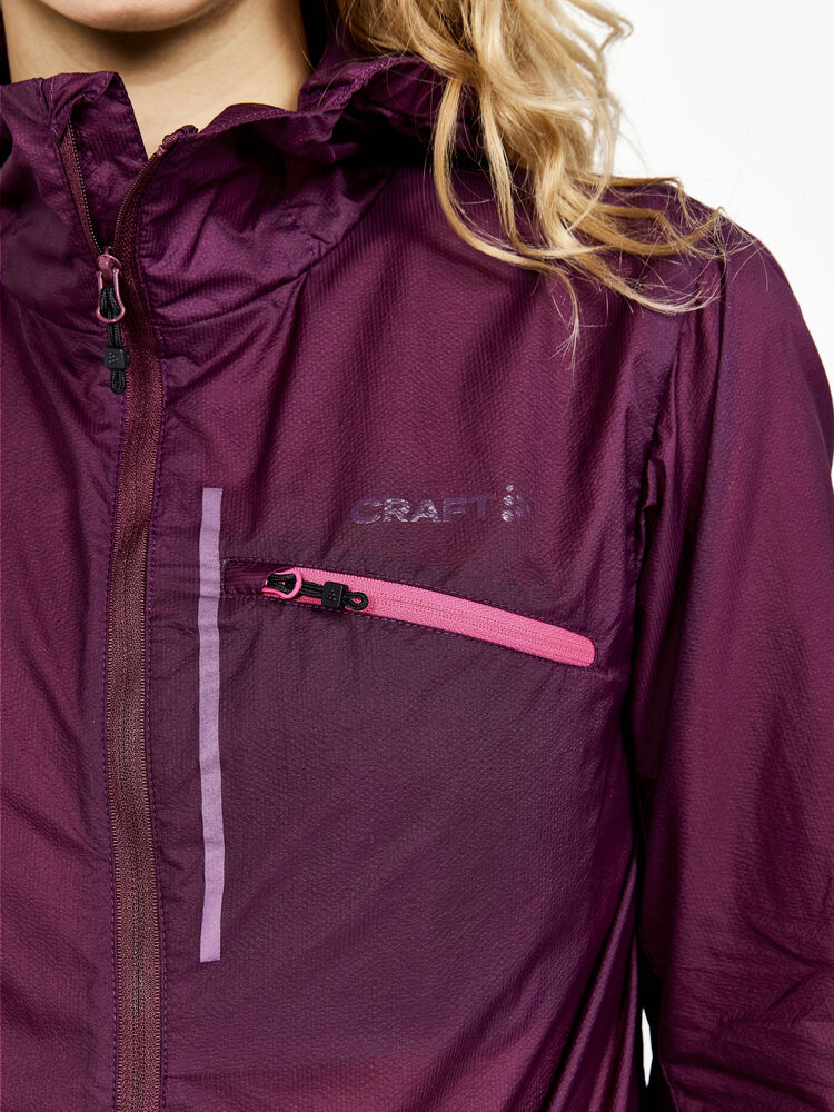 Craft Adv Offroad Wind Jacket W - BURGUNDY-CRESS [435542] / XS