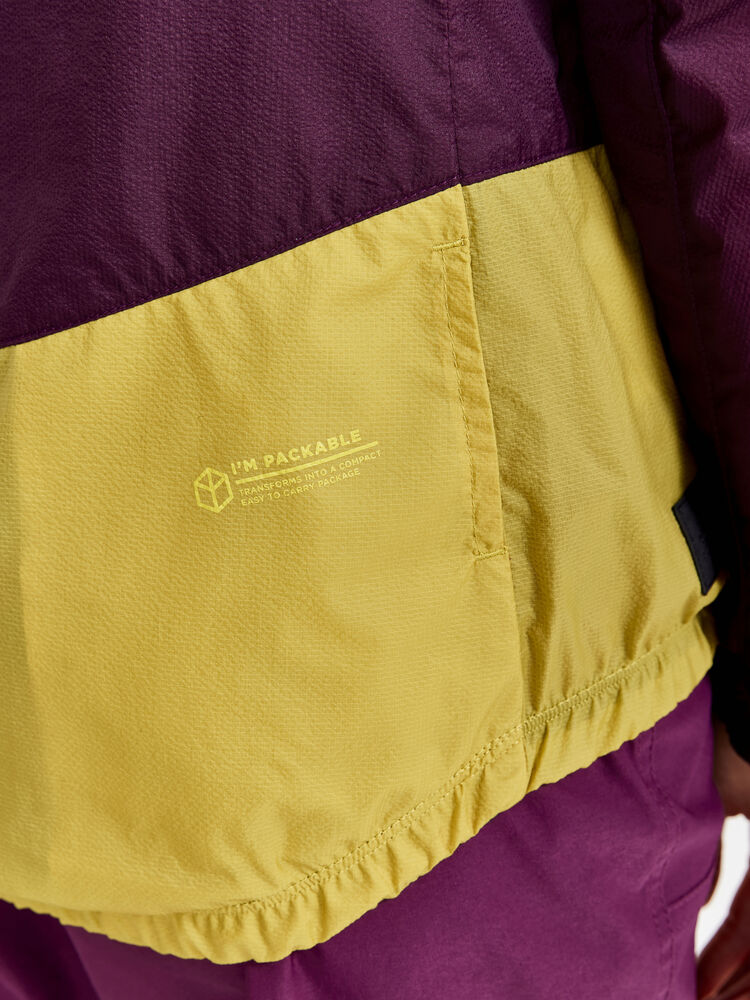 Craft Adv Offroad Wind Jacket W - BURGUNDY-CRESS [435542] / XS