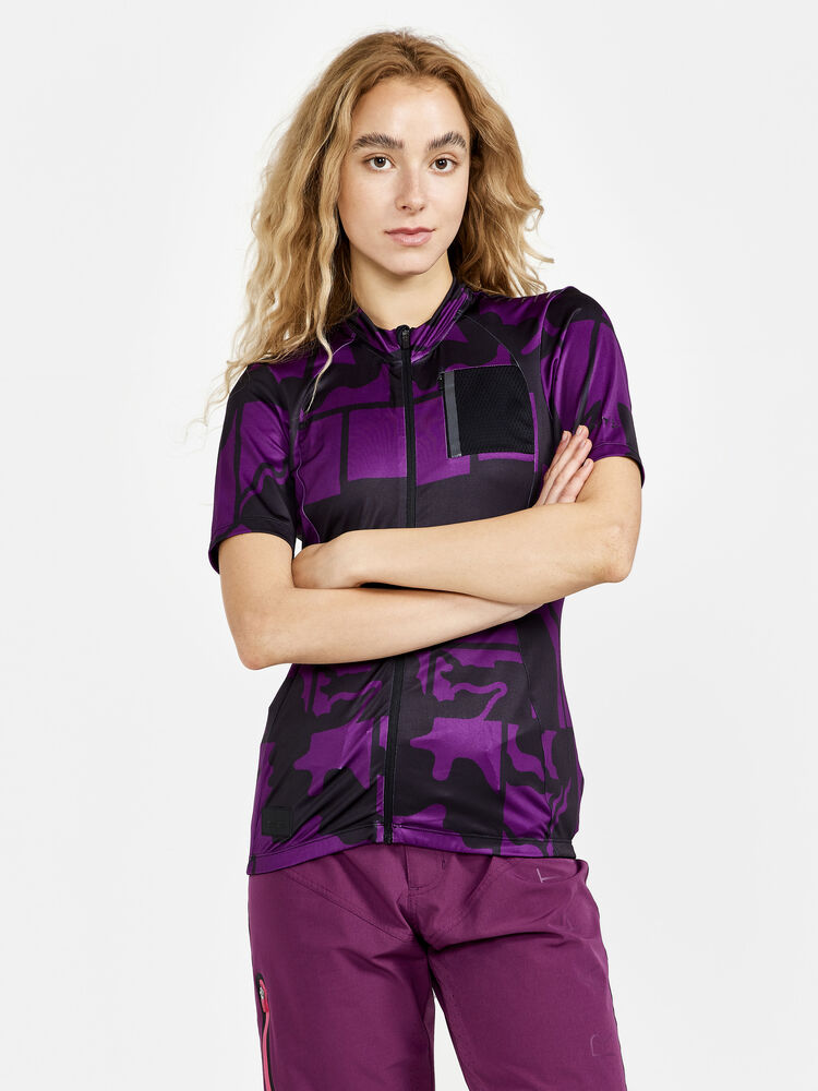 Craft Adv Bike Offroad SS Jersey W - BLOSSOM-BLACK [465999] / XS