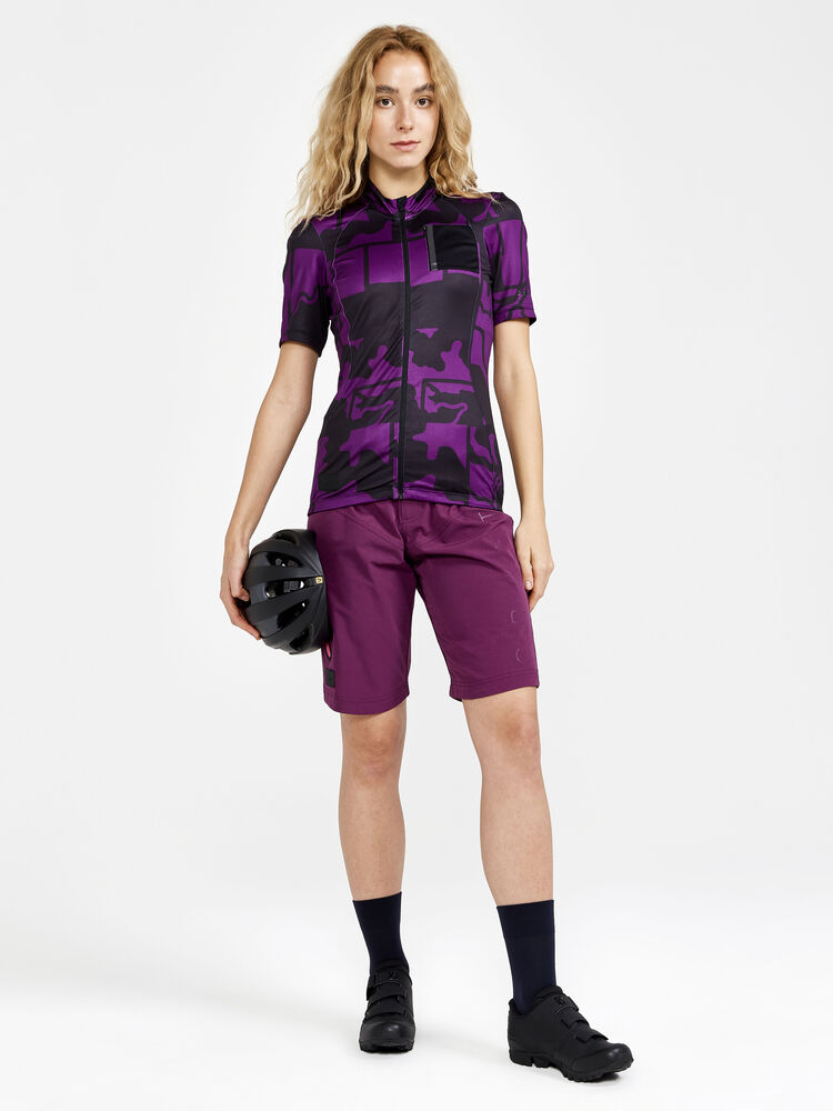 Craft Adv Bike Offroad SS Jersey W - BLOSSOM-BLACK [465999] / XS