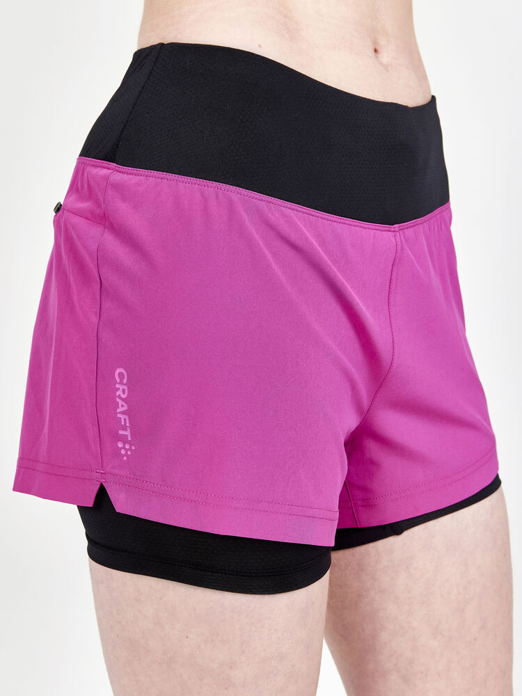 Craft ADV Essence 2-in-1 Shorts W - Roxo (retail) [486000] / XS