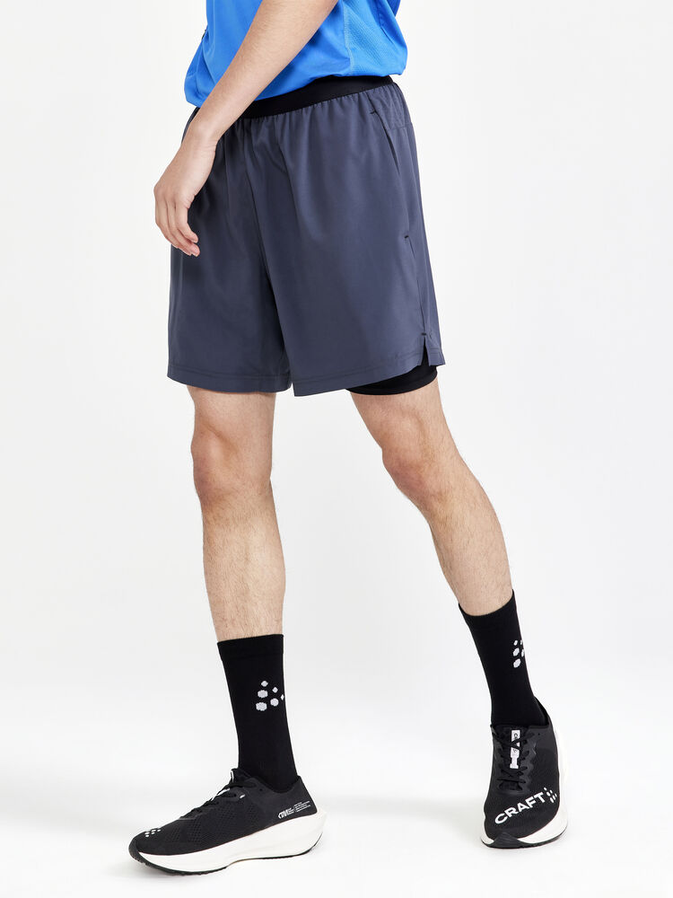 Craft ADV Essence Perforated 2-in-1 Stretch Shorts M - Asphalt (retail) [995000] / XS