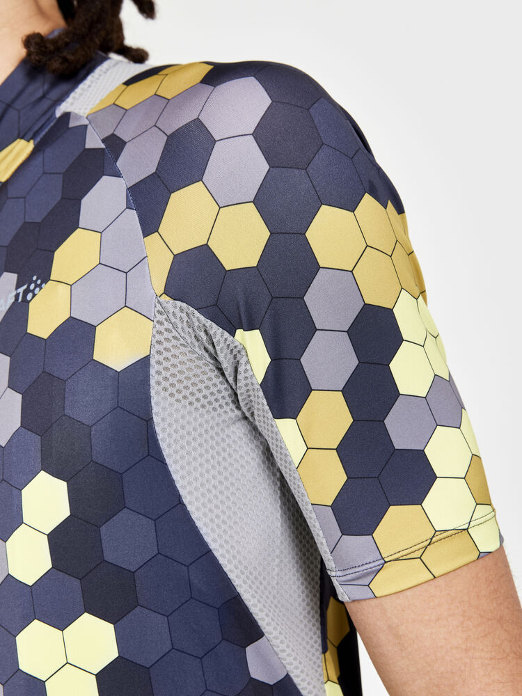 Craft Adv Endur Graphic Jersey 1 M - MULTI-GIALLO [007541] / XS