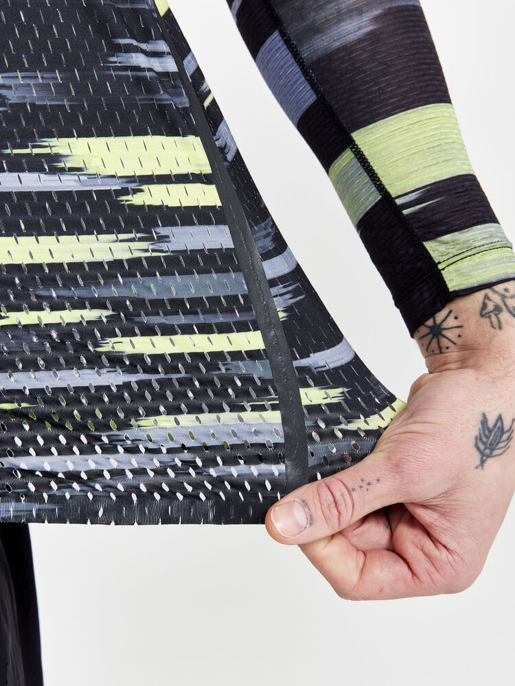 Craft CTM Distance Warp Mesh Singlet M - MULTI-BLACK [007999] / XS