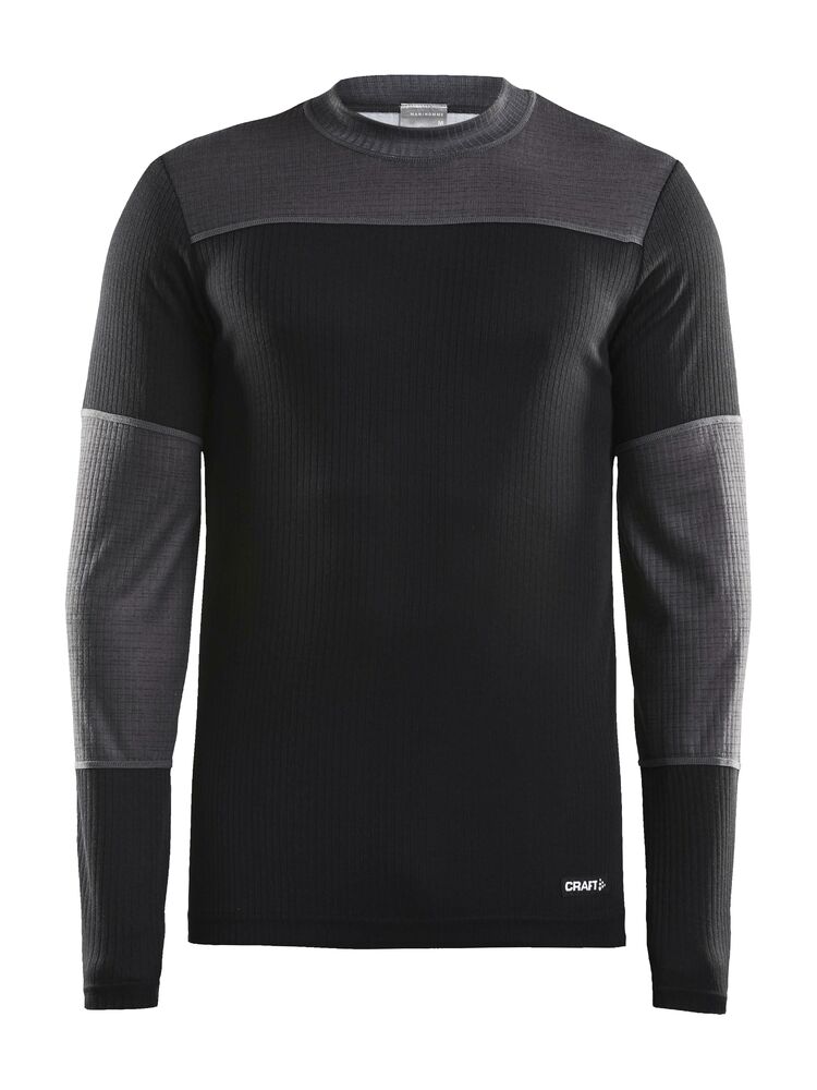Craft Baselayer Set M - BLACK-DK GREY MELANGE [999975] / XS