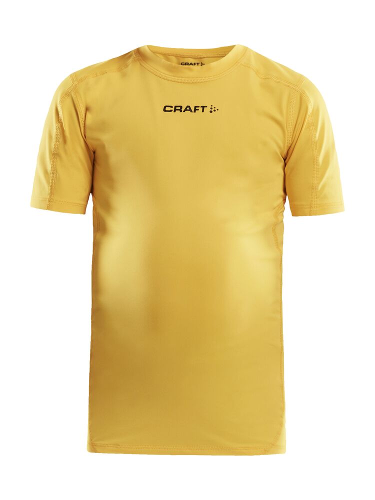Pro Control Compression Tee Jr från Craft i Sweden yellow