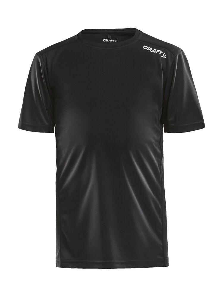 Craft Rush SS Tee Jr - Black AW25 [999000] / 110/116